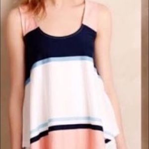 Anthropologie striped swing tank top.   EUC